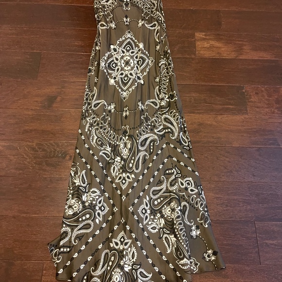 Sandro Bandana Print sleeveless Midi Dress Size 6 - Picture 14 of 16